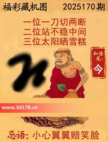3d第2025170期正版藏机图推荐：三位太阳晒雪糕