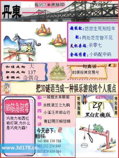 3d第2026057期丹东快报图奇偶比：奇偶奇