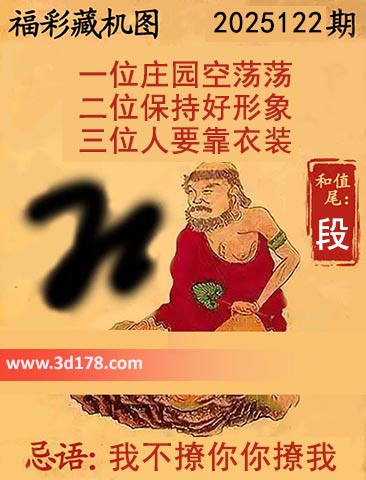 第2025122期3d正版藏机图推荐和值尾：段