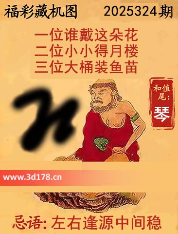 第2025324期3d正版藏机图推荐和值尾：琴