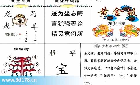 3d第2025344黄金报尾数推荐：双24