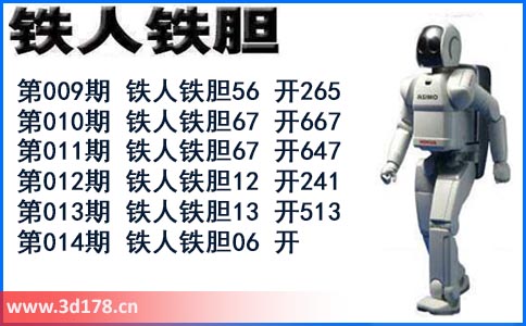 3d铁人铁胆第2026014期推荐：双胆06