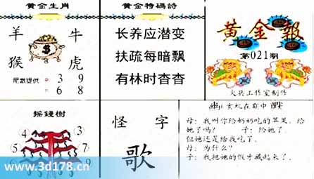 3d第2026021黄金报尾数推荐：双68