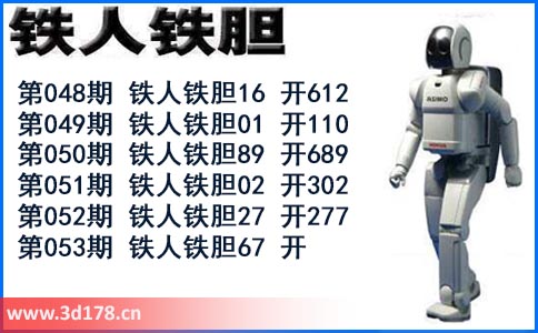 3d铁人铁胆第2026053期推荐：双胆67