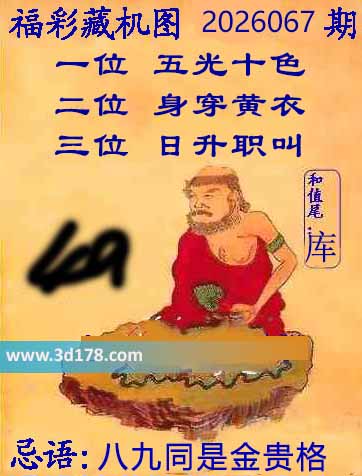 第2026067期3d正版藏机图推荐：八九同是金贵格