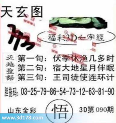 3d第2026090期丹东天玄图第一句:伏季休渔几多时