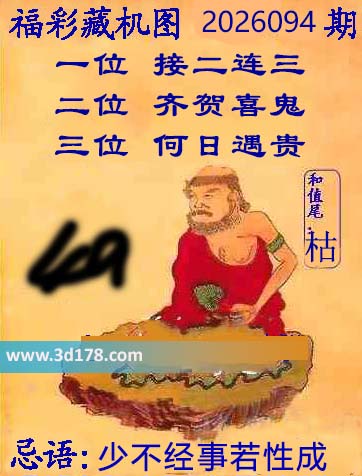 第2026094期3d正版藏机图推荐：少不经事若性成