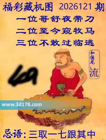 第2026121期3d正版藏机图推荐：三取一七跟其中
