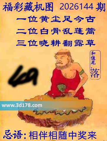 第2026144期3d正版藏机图推荐：相伴相随中奖来