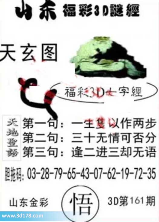 3d第2026161期丹东天玄图第一句:逢二进三却无语