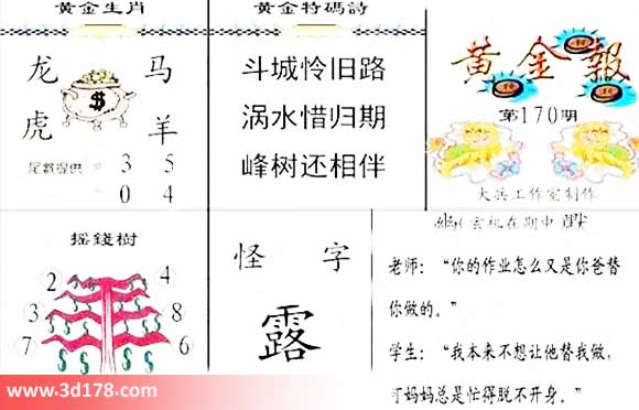 3d第2026170黄金报尾数推荐：单数看35