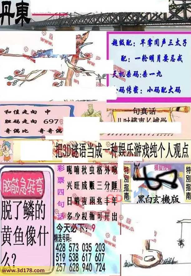3d第2026175期丹东快报图三胆推荐：679