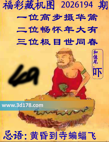 第2026194期3d正版藏机图推荐：黄昏到寺蝙蝠飞