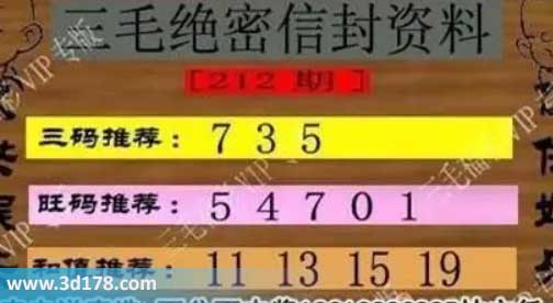 三毛绝密信封资料图