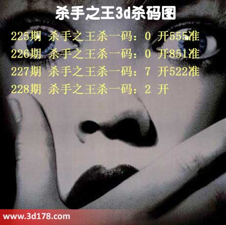 杀手之王杀码图3d第2026228期推荐：杀一码2