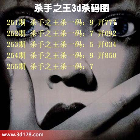 杀手之王杀码图3d第2026255期推荐:杀一码7