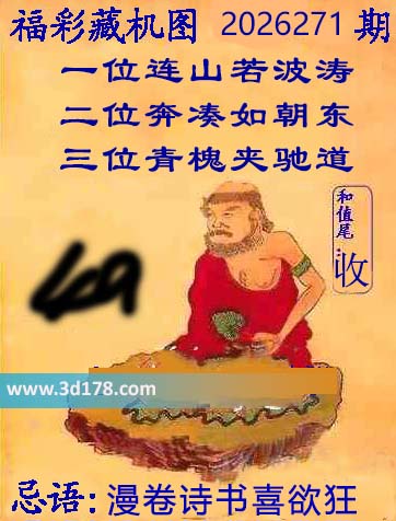 第2026271期3d正版藏机图推荐：漫卷诗书喜欲狂