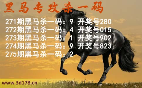 3d第2026275期黑马专攻一码：2